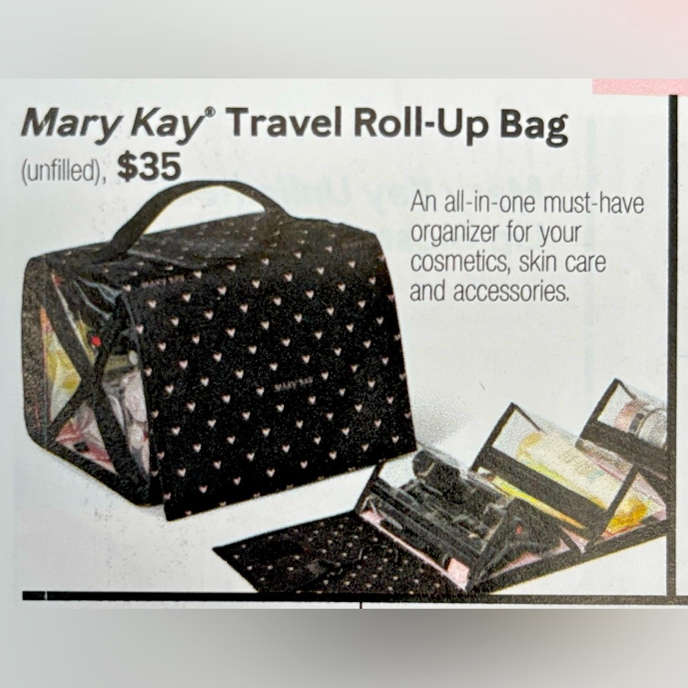 Mary Kay Travel Roll Up Bag NEW